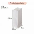 thumbnail image 2 of CCOCC 2026 New 50 Count - White Paper Bags for Packing Lunch & Snacks - Blank White Lunch Bags Paper for Arts & Crafts Projects--95.518 for Packing,Gift Bags,Arts,Crafts,School Lunch,Snacks., 2 of 5