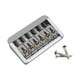 thumbnail image 1 of Puente de bajo ajustable multiusos, montura de rodillos, cordal rígido de aleación de zinc para plata, 1 of 6