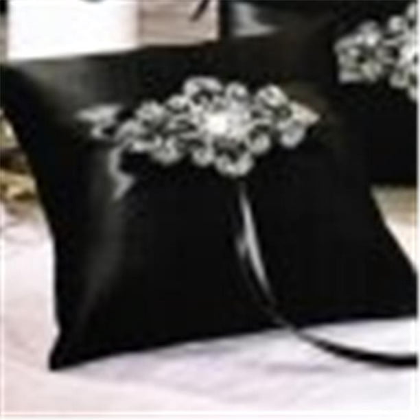 Ivy Lane Design A01090RP/BLK Elizabeth-Pillow-Noir Noir