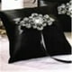 Ivy Lane Design A01090RP/BLK Elizabeth-Pillow-Noir Noir – image 1 sur 1
