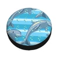 thumbnail image 2 of Kdxio Spare Tire Cover for RV Trailer, Waterproof Wheel Cover,Camper Spare Tire Cover Fit for Rv SUV Truck Travel Trailer -Dolphin, 2 of 8