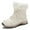 White, variant on Women's Boots Thermal Footwear Insulated Mid Calf Warm Hiking Lined Boots for Outdoor Ladies