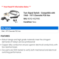thumbnail image 2 of Turn Signal Switch - Compatible with 1968 - 1971 Chevy P30 Van 1969 1970, 2 of 2