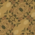 thumbnail image 1 of Ahgly Tapis d'Intérieur Lavable en Machine Carré Transitionnel Brun Bronze Foncé, 7 Pieds Carré, 1 of 7