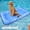 blue, variant on Dog Pool Float for Small Medium Large Dogs, Inflatable Puppy Raft for Pool Lake, Stable Floating Dog Bed & Pet Water Mat with Rope Handles, Durable Oxford & Thick PVC