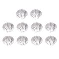thumbnail image 1 of EeaseMX 150 piezas de accesorios para el cabello con forma de rebanada de hierro hueco arcaico, accesorio de malla (plata, 16 mm), 1 of 7