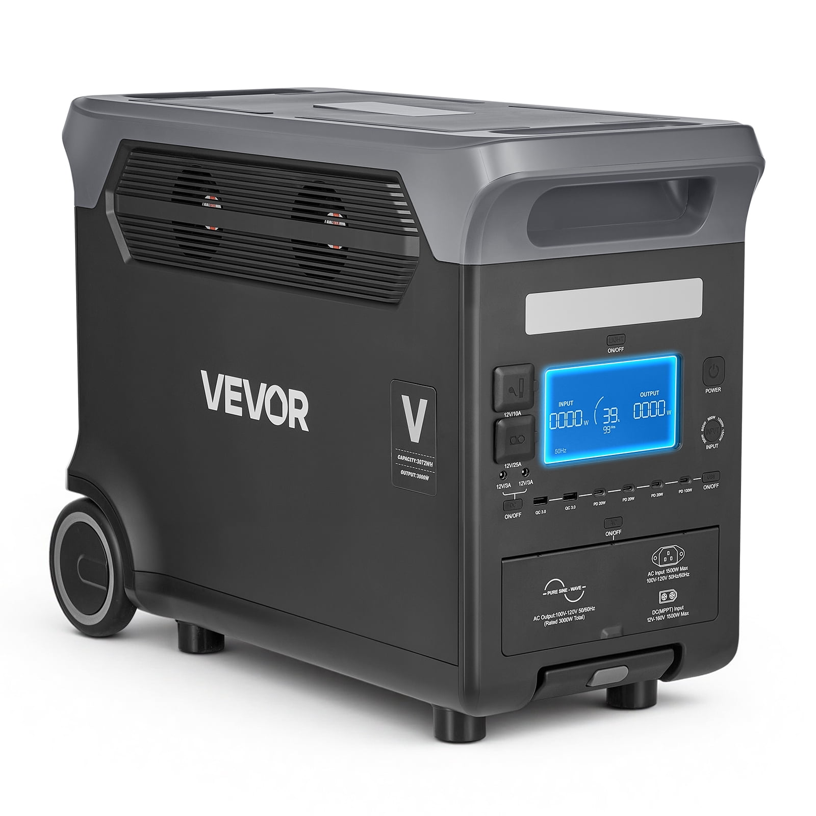 EF EcoFlow DELTA 3 Ultra Portable Power Station with 3600W Surge