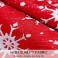 Christmas Tree Skirt 60 Inch Large Red Xmas Tree Skirt with White