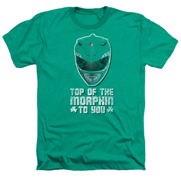 Power Rangers - Top Of The Morphin To You - Heather Short Sleeve Shirt - Large