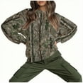 thumbnail image 3 of CLOISE Pullover Sweatshirts for Women Plus Size Crew Neck Tops Camouflage Long Sleeve Pullover Oversized Clothes, 3 of 8