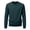 146#Dark Green, variant on Mens Soft Textured Pullover Sweatshirts Waffle Knit Crew Neck Solid Color Long Sleeve Tops for Men Red XL