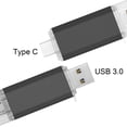 thumbnail image 2 of 64GB USB 3.0 Lecteur Flash, 64GB Rapide USB 3.0 Lecteur Flash, Lecteur Flash USB Double Port, Type C Memory Stick, pour Smartphones, Tablettes, Ordinateurs, Noir, 2 of 5