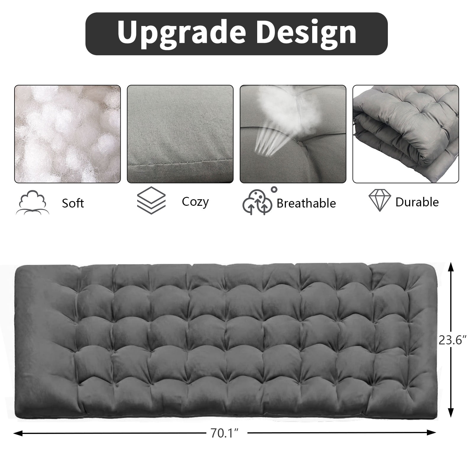 JSTUOKE 5-Fold Camping cot for Adults & Kids, Adjustable Folding Bed Reclining Folding Lounge Chairs with Pillow and Pearl cotton pad, Portable Intdoor Folding Sleeping Cots Bed