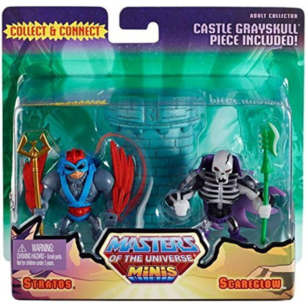 He-Man Masters of the Universe Exclusive Mini Figure 2-Pack Scareglow & Stratos, By HeMan