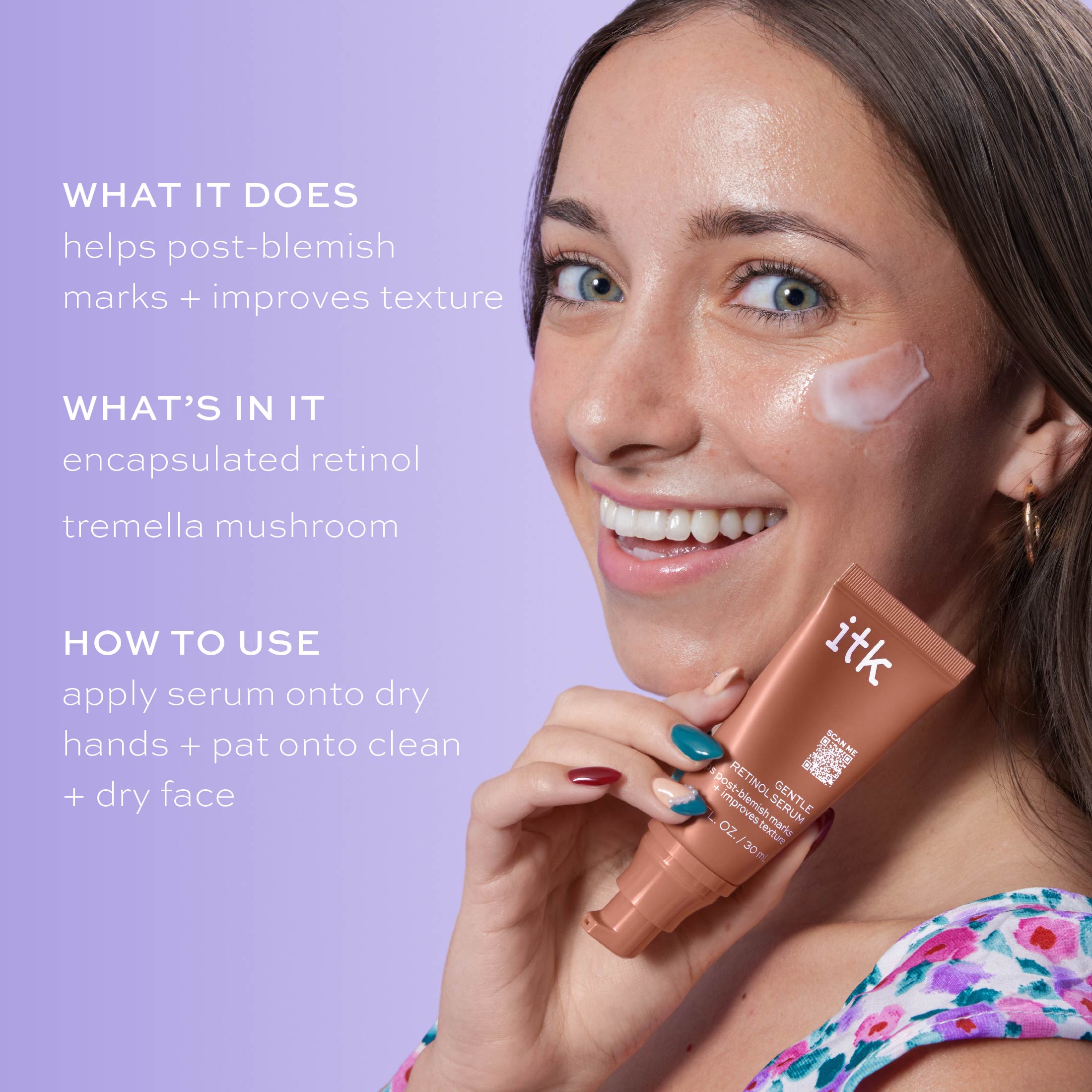 ITK Skincare Gentle Hydrating Retinol Facial Serum photo 6