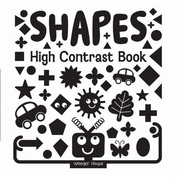 Shapes High Contrast, (Board Book)
