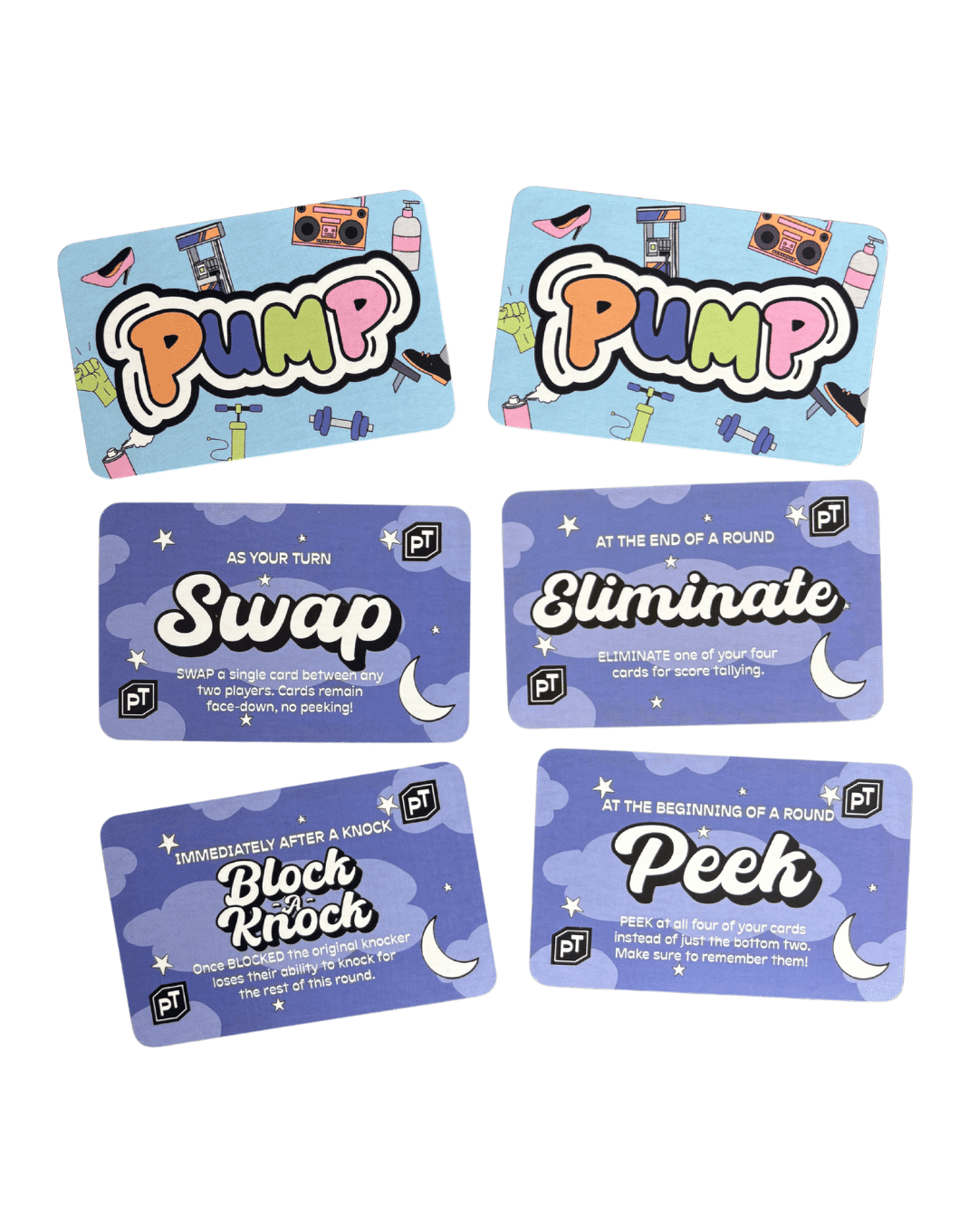 Pumptown - Fast-Paced, Competitive Card Game for Family and Friends | 3-8 Players, Ages 8+, Perfect for Game Night