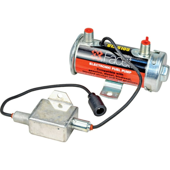 Cylindrical Solid State Fuel Pump 24V, 6-8Psi, 24" Min Dry Lift 33 Gph, FPF-480517N 149-1105