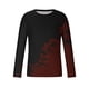 thumbnail image 5 of Blusas y camisas de manga larga y cuello redondo para hombre, camisetas informales con estampado de cuello redondo, blusas de manga corta para hombre, 5 of 5