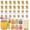 Clear1, variant on CozyNestFinds 126 Pack Mini Honey Jars for Party Favors in Bulk, 1.5 oz Small Round Glass Honey Jars with Dippers, Lids, Cute Stickers, Charms, Gift Bags and Jute for Baby Showers, Weddings&Birthdays