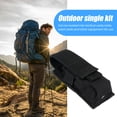 thumbnail image 3 of Pebbuoy Flashlight Bag Waterproof 600D Nylon Fabric MOLLE System Heavy Duty Outdoor Hiking Backpacking Torch EDC Tools Holder Pouch, 3 of 7