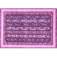thumbnail image 1 of Ahgly Company Indoor Rectangle Abstract Purple Modern Area Rugs, 3' x 5', 1 of 4