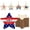 Star, variant on Wooden Christmas Ornaments to Paint, Christmas Round Decoration Cutouts Unfinished 10PCS 3.5 x 3 inches, DIY Blank Unfinished Christmas Tree Wood Discs Ornament for Home Crafts Hanging