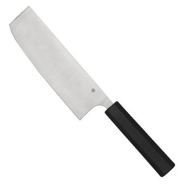 SPYDERCO Nakiri Kitchen Knife K17PBK CTS BD1N Stainless Black Polypropylene Pocket Knives