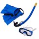 thumbnail image 2 of Swim Kids Snorkeling Set Aletas Gafas Snorkel Antideslizante Scuba Nariz Cubierta Máscara inastillable Equipo para buceo Deportes acuáticos Niños Niño Azul Macarena niños buceando, 2 of 8