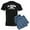 With Blue Strpe Pant, variant on CafePress - Go Ceiling XXL Division Champs Men's Dark Pajamas - Men's Dark Loose Fit Cotton Pajama Set