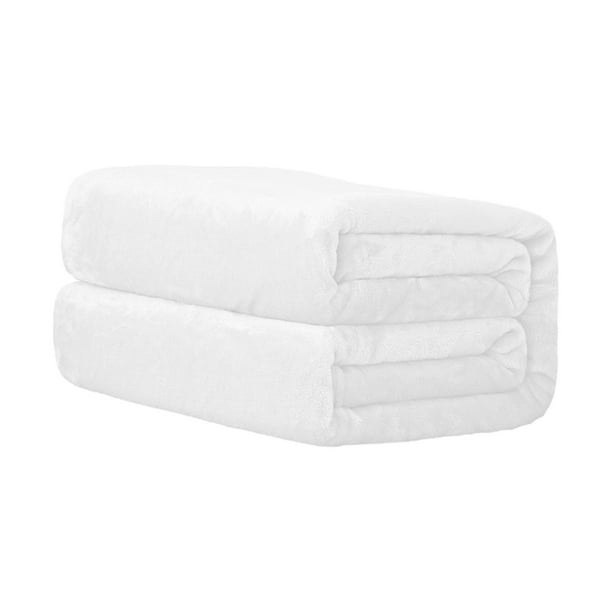 Manta de Microfibra de Lana de Flanela de Sofá Cama con Buen Tamaño, Ligero Y Cómodo Sofá Cama, Mantas Cálidas de Color Sólido, Súper Suave Y Cálido para el Invierno