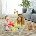 thumbnail image 1 of SHANNA Fluffy Shaggy Area Rug Soft Floor Carpet for Kids Nursery Dorm Bedroom Living Room, 1 of 9