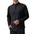 thumbnail image 2 of Fewfanhot Mens Shirts Quarter Zip Pullover Long Sleeve Mock Neck Sweatshirts with Pockets Shirt Relaxed Fit, 2 of 5