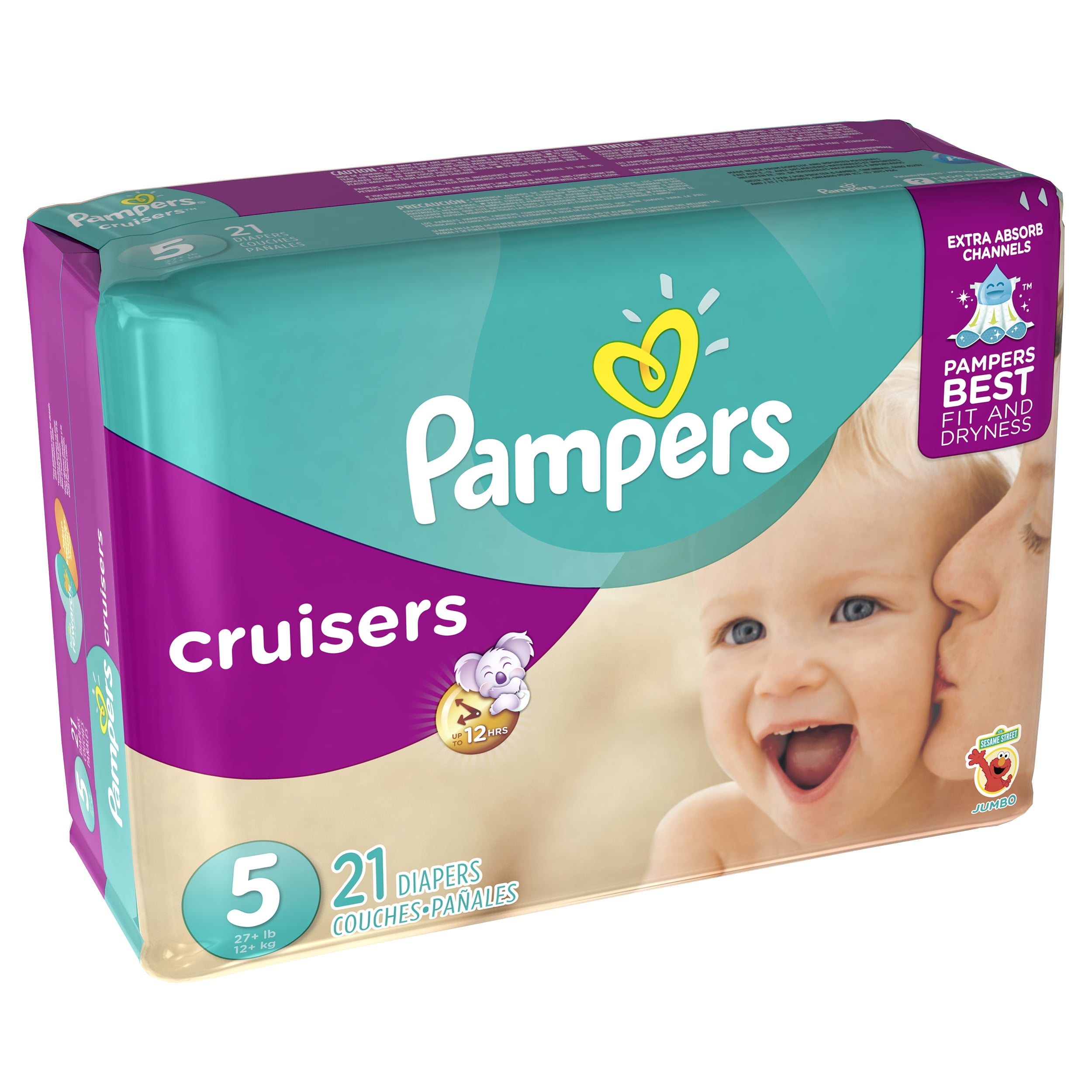 walmart pampers cruisers size 5