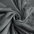 thumbnail image 5 of 3 Pieces Ultra Soft Velvet Duvet Cover Set, Cozy and Warm Bedding Comforter Cover Set, Queen Size, 1 Duvet Cover with 2 Pillow Shams, Smoke Gray, 5 of 5