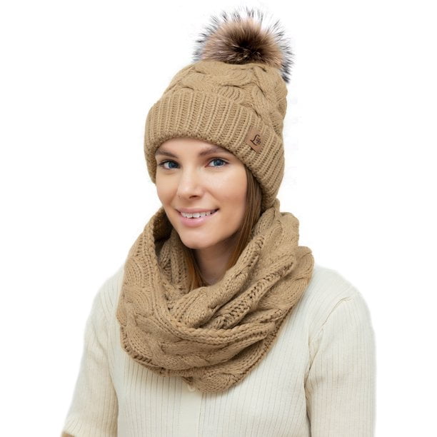David \u0026 Young Mama Bear Beanie Hat with 