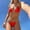 Red, variant on Beach Bikini Two Piece Swimsuit with Flirty Cutouts Summer Resort Swimwear Confidence Blue XL