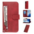 thumbnail image 1 of Estuche de Cuero PU con Cierre para Samsung Galaxy S20 5G , Funda Protectora con Billetera y Correa, 1 of 6