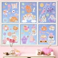 thumbnail image 3 of Kreatwow Groovy Halloween Decorations 6pcs Groovy Halloween Window Sticker Halloween Retro Hippie Window Decals Halloween Window Clings Sticker Halloween Wall Clings Happy Boo Day Birthday Baby Shower, 3 of 6