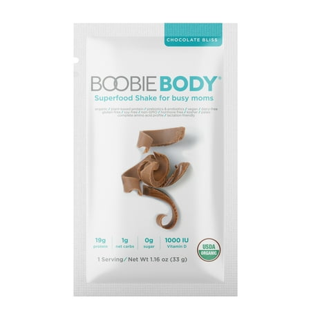 Boobie Body Superfood Shake, Chocolate Bliss Single Serving