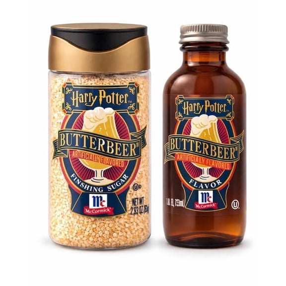 McCormick Harry Potter Butter Beer Flavor Duo Finishing Sugar And Flavor Extract