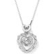 thumbnail image 5 of Collar elegante con diamantes rosas y diseño de cadena de clavícula para mujer y niña, regalo de San Valentín para novia, 5 of 6