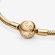 thumbnail image 4 of Pandora Pulsera Moments con Cadena de Serpiente Chapada en Oro (7,9 Pulgadas), 4 of 7