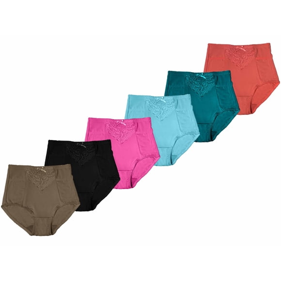 Paquete 6 Pantaletas Con Cierre o Bolsas Al Frente Tatys Fashion Pack Incluye 6 Diferentes Colores Tatys Fashion 1836
