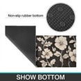 thumbnail image 6 of Pioneer Flower Floral Print Pattern Kitchen Rugs Sets Of 2,Anti Fatigue Kitchen Mat Rugs Non Slip Washable,Decorative Kitchen Floor Mats for Kitchen,Sink,Laundry,17"x30"+17"x47", 6 of 7