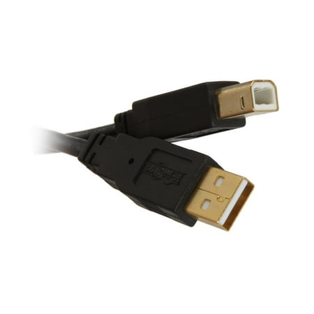 UPC: 0037332122988 | Tripp Lite U022-015 Black USB 2.0 Hi-Speed A/B Cable (M/M)