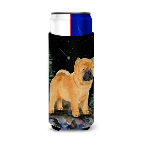 

Starry Night Chow Chow Ultra Beverage Insulators for slim cans SS8488MUK