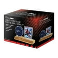 thumbnail image 1 of Ultra PRO Hockey Puck et Card Wood Display Holder Light Wood Gold, 1 of 2