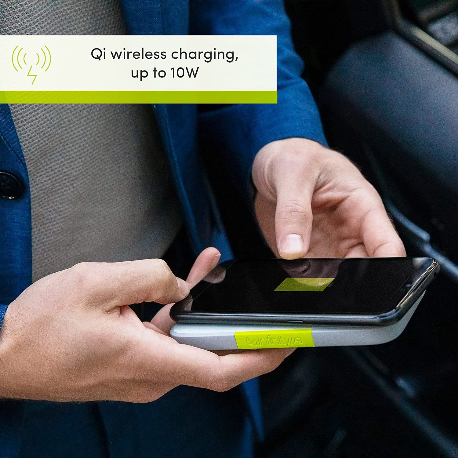 InfinityLab InstantGo 5000 - 5000mAh Wireless Power Bank