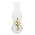 thumbnail image 2 of Lámpara de queroseno vintage con chimenea de cristal, farol de aceite retro para interior, lámpara de huracán decorativa para interior, farol de aceite para lámpara de huracán decorativa, 2 of 8